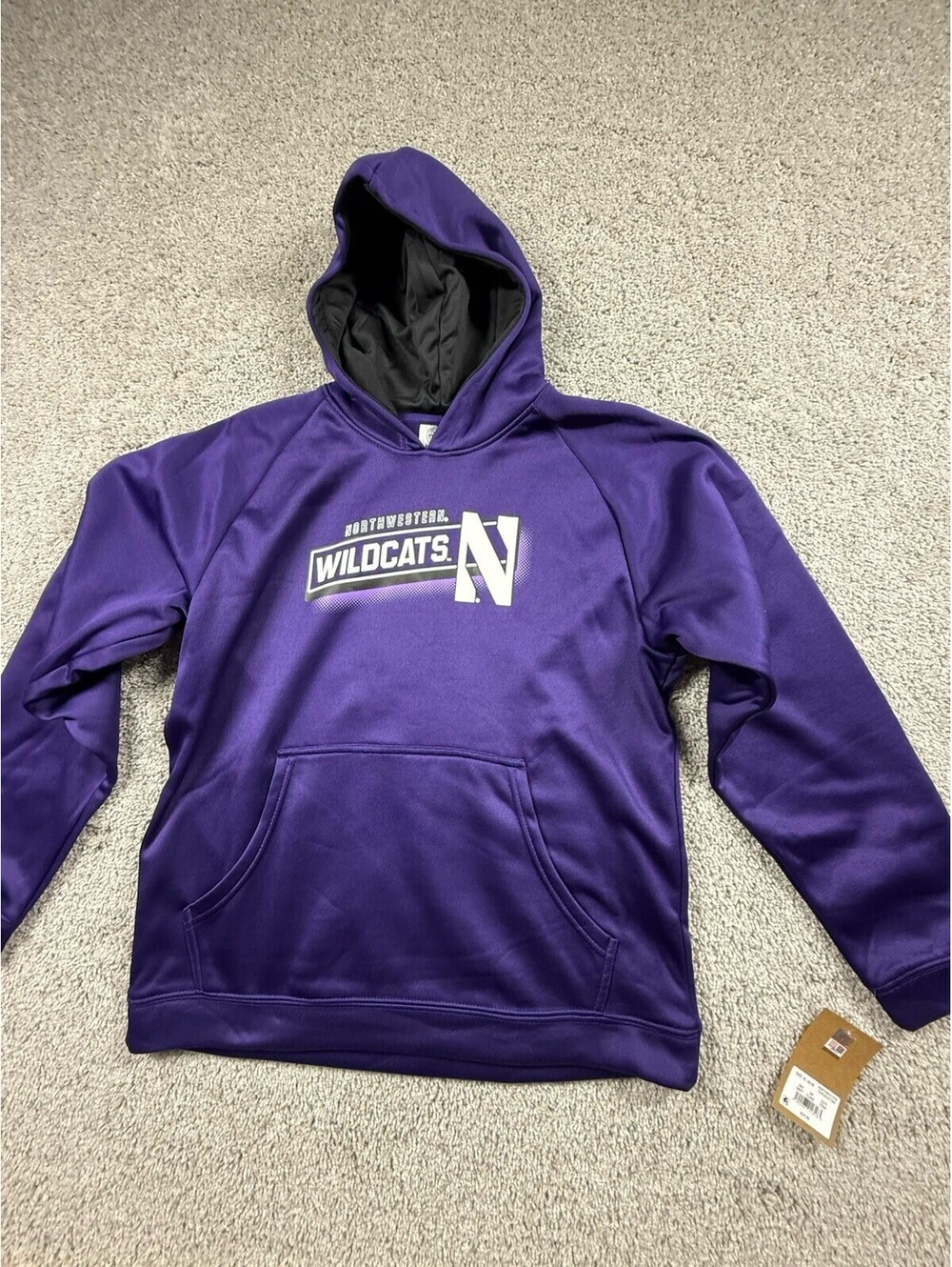 NWT Northwestern Wildcats Youth XL 18/20 Hoodie Purple